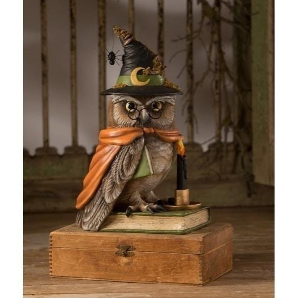 Bethany Lowe Halloween WOODSY WIZARD OWL TD3133 New Hogwarts